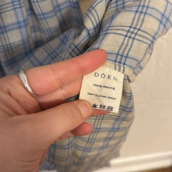 Dôen Frede Ruffle Checked Dress - Picture 4 of 4